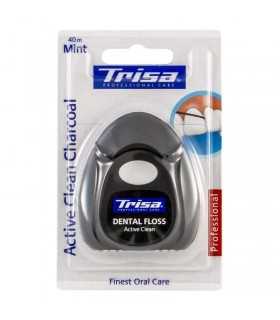 نخ دندان تریزا مدل active clean charcoal