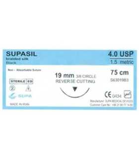 نخ بخیه 4/0 سیلک سوپاسیل 36 عددی - سوپا