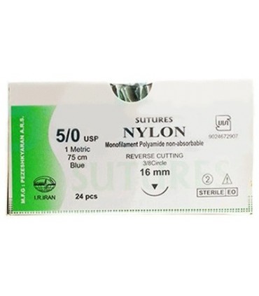 نخ بخیه|نخ بخیه 5/0نایلونی -Sutures