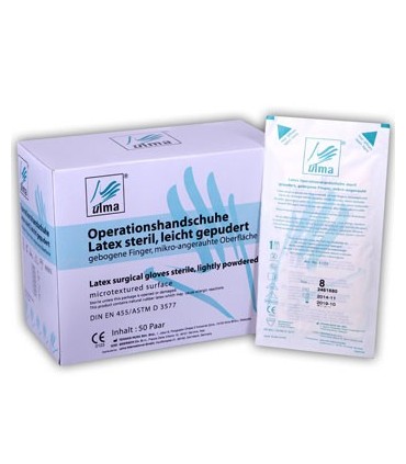 دستکش جراحی|دستکش جراحی لاتکس بدون پودر Adventa-Ulma