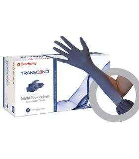 دستکش نیتریل بدون پودر کرنبری Cranberry - Transcend