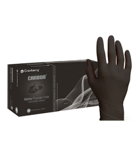 دستکش نیتریل بدون پودر کربن کرنبری Cranberry - Carbon