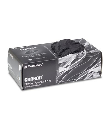 دستکش|دستکش نیتریل بدون پودر کربن کرنبری Cranberry - Carbon