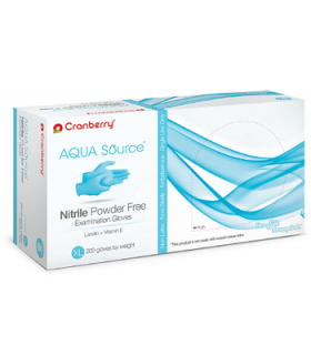دستکش نیتریل بدون پودر آکوا کرنبری Cranberry - Aqua