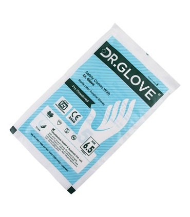 دستکش|دستکش استریل جراحی پودری Dr. Glove