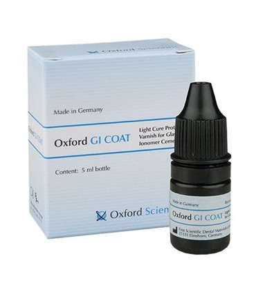 گلاس آینومر ترمیمی|وارنیش لایت کیور محافظ -oxford GI Coat