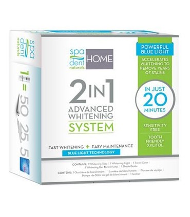 بلیچینگ خانگی|کیت بلیچینگ خانگی نوری Spa Dent - 2in1