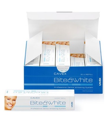 بلیچینگ خانگی|سرنگ ژل بلیچینگ خانگی کوکس Cavex - Bite&White