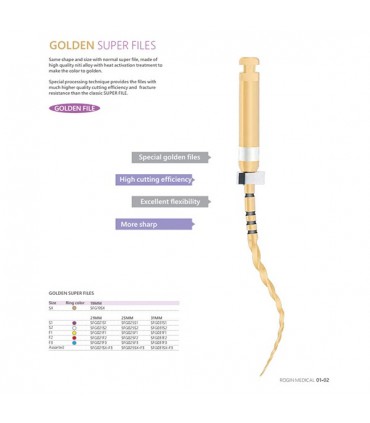 فایل روتاری ROGIN - Sup-Taper Files Gold