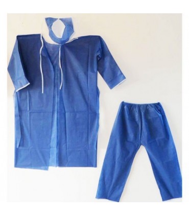 روکش ها و روپوش ها|گان بیمار 3 تکه - Dr.scott