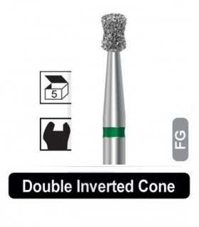 فرز الماسی تراش 5 عددی مدل 813 مخروطی وارونه توربین - Dentalree