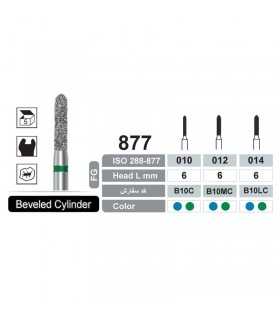 فرز الماسه تراش 5 عددی مدل Dentalree - Modified Beveled Cyliner 877