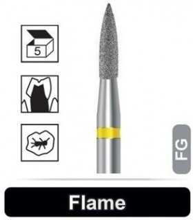 فرز الماسه تراش فلیم 5 عددی Dentalree- Flame 860