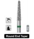 فرز الماسی مخروطی|فرز الماسه تراش 5 عددی مدل 856 Dentalree- Round End Taper
