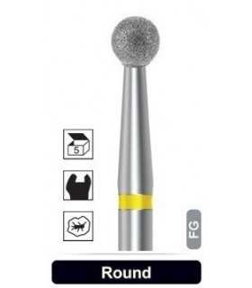 فرز الماسی تراش 5 عددی 801c مدل روند توربین Dentalree Round