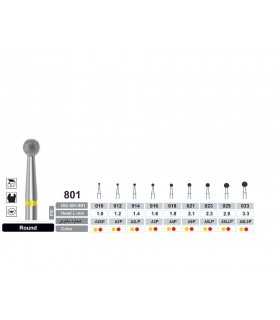 فرز الماسی تراش 5 عددی 801c مدل روند توربین Dentalree Round