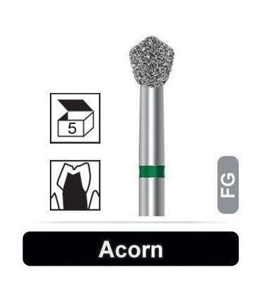 فرز الماسی آکرون acorn|فرز الماسه تراش 5 عددی مدل Dentalree- ACORN 905