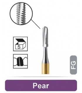 فرز توربین کارباید 5 عددیDentalree- Pear - Metal Crown Cuter