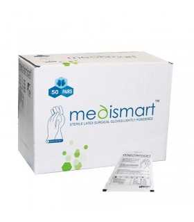 دستکش استریل جراحی کم پودر - Medismart