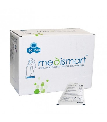 دستکش|دستکش استریل جراحی کم پودر - Medismart