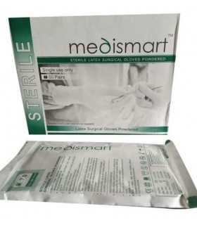 دستکش استریل جراحی کم پودر - Medismart
