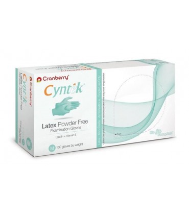 دستکش|دستکش لاتکس کرنبری مدل Cyntek بسته 100 عددی - Cranberry