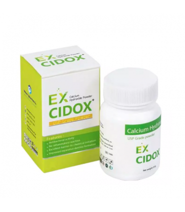 پرکننده موقت و دائمی کانال|پودر کلسیم هیدروکساید Ex Cidox - پارلا