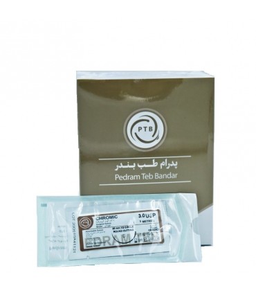 نخ بخیه کرومیک 3/0 پدرام طب بندر PTB